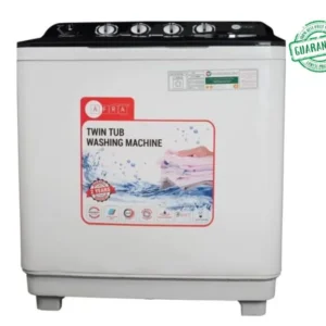 AFRA Japan 10Kg Twin Tub Top Load Washing Machine White/Black Model ‎AF-1061WMWB | 1 Year Full Warranty