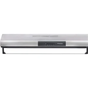 Bompani Wall Mounted Cooker Hood, Stainless Steel, Electromechanical Push Button, 3 Speeds, 90 cm, Color Silver Model - H1190ST - 1 Year Warranty.