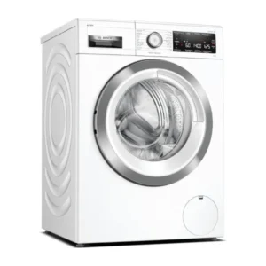 Bosch Series 8 Washing Machine 9 Kg, 1400RPM, i-DOS, EcoSilence Drive, AllergyPlus, HygienePlus, Home Connect, White, Model - WAV28KH0GC  | 1 Year Brand Warranty