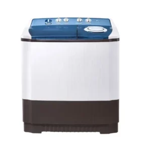 LG 16 Kg Twin Tub Washing Machine, Semi Automatic, 3 Wash Programs, Wind Jet Dry, Color White Model - P1961RWPT - International Version.