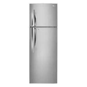 LG 322 Liter Top Mount Refrigerator, Smart Inverter Compressor, Multi Air Flow, Door Cooling+™, Color Platinum Silver Model - GLC322SLBB - International Version.
