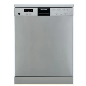 Sharp Free Standing Dishwasher, 14 Place Settings, 8 Programs, Color Silver Model - QW-V613-SS3 - 1 Year Warranty.