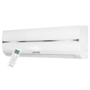 EGNRL 1 Ton Split Air Conditioner, Rotary Compressor, 12000 BTU, Golden Fin, Color White Model - EG12C - 1 Year Full 5 Years Compressor Warranty.