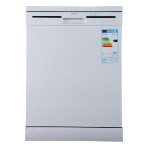 Sharp Freestanding Dishwasher, 6 Programs, 12 Place Settings, Color White Model - QW-MB612-WH3 - 1 Year Warranty.