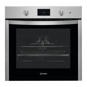Indesit 71 Liters Built In Electric Oven, Mechanical and Electronic Control, Color Inox Silver Model - IFW-55Y4IX - 1 Year Full Warranty