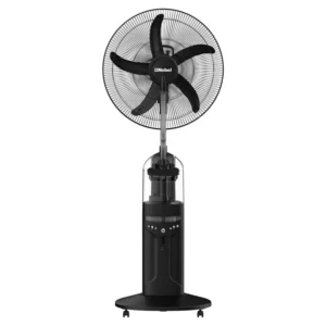 Nobel 18 Inchs Rechargeable Mist Fan, Wide Oscillation, 4 Stack LED Light, Color Black Model - NF888MRC - 1 Year Warranty.