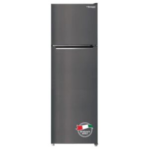 Bompani 280 Liters Top Mount Refrigerator, Double Door, Color Dark Silver Model - BR280SS - 1 Year Full 10 Years Compressor Warranty.