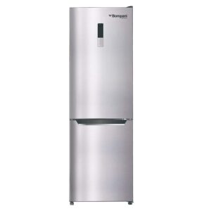 Bompani 380 Liters Bottom Freezer Refrigerator, Double Door, Stainless Steel, No Frost Technology, Color Silver Model - BBF380SS - 1 Year Full 10 Years Compressor Warranty