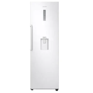 Samsung 375 Liter Upright Refrigerator, Water Dispenser, Digital Inverter Technology, Color White Model - RR39M7310WW/SG - 1 Year Full 10 Years Compressor Warranty.