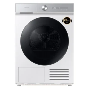 Samsung 9 Kg Heat Pump Dryer, QuickDrive, AI Dry, Digital Inverter Motor, Color White Model - DV90BB9440GHGU - 1 Year Warranty.