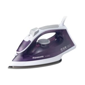 Panasonic Steam Iron, 1800W, Titanium Coated Soleplate, Color Violet Model - NI-M300TVTV - 1 Year Warranty