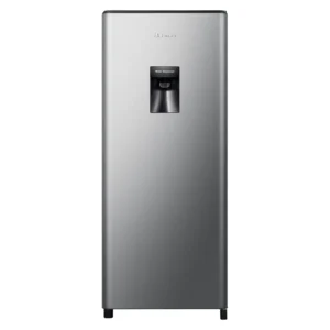 Hisense 233 Liter Single Door Refrigerator With Water Dispenser Compact Door Color Silver Model - RR233N4WSU - 1 Year Full 5 Year Compressor Warranty.
