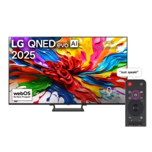 LG 65 Inch QNED evo AI, 4K 144Hz Smart TV, QNED93 Series, AI Magic Remote, webOS25 2025, Color Black Model - 65QNED93A6A-AMAQ -1 Year Warranty.