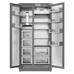 Millen 455 Liter Built-in Side By Side Refrigerator, No Frost, Inverter Technology, Color Grey Model - MBSB455ID - 3 Years Brand Warranty.