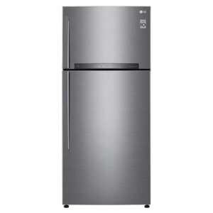 LG 592 Litre Top Mount Refrigerator, Inverter Linear Compressor, DoorCooling+™ Colour Platinum Silver Model - GRH832HLHUA - International Vearsion