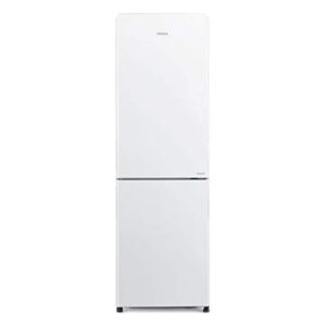 Hitachi 410 Liter Bottom Freezer, Refrigerator, Double Door, Inverter Compressor, Color White Model - RBG410PUK6GPW - 1 Year Full 10 Years Compressor Warranty