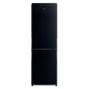 Hitachi 410 Liter Bottom Freezer Refrigerator, Double Door, Inverter Control, Glass Finish, Color Black Model - RBG410PUK6GBK - 1 Year Full 10 Year Compressor Warranty.