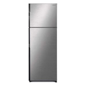 Hitachi 330 Liter Top Mount Refrigerator, Inverter Compressor, Tempered Glass Shelves, Color Silver Model - RH330PUK7KBSL - 1 Year Full 10 Years Compressor Warranty