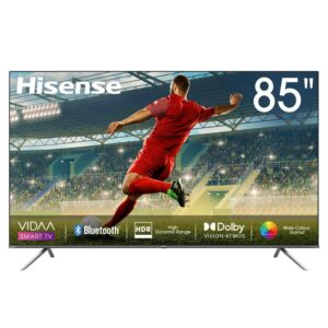 Hisense 85-Inch ULED 4K Smart TV Premium Quantum Dot QLED Series Color Black Model - 85A7GQ - 1 Year Warranty