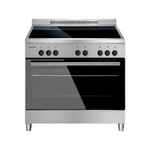 Westpoint 100 Liter Vitroceramic Electric Oven with 4 Burners – Silver Model: WCAM6905E9XD | 1 Year Warranty