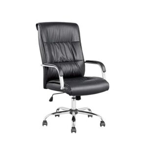 Galaxy Design Leather Office Chair – Black