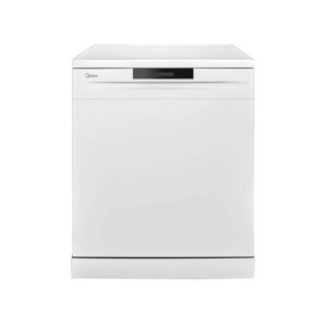 Midea Freestanding Dishwasher, 14 Place Settings, 6 Auto Programs, Silent & High Energy Efficient, Half Load Function, Rapid Wash, Child Lock, White  Model - WQP14-7605V-W - 1 Year Warranty