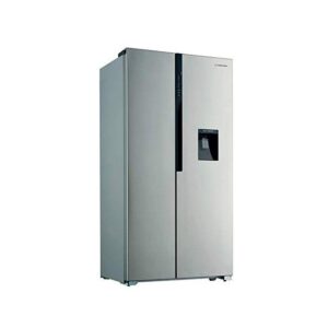 Westpoint 502 Liter Side-by-Side Refrigerator with Water Dispenser – Silver Model: WSKN5517ERWDI | 1 Year Full & 5 Years Compressor Warranty