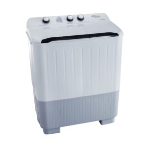 Super General 9 Kg Twin Tub Washing Machine Free Standing Semi Automatic Color White Model SGW910C | 1 Year Warranty.