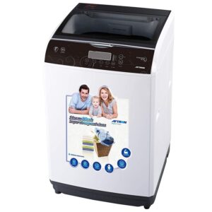 Aftron 12 Kg Top Loading Fully Automatic Washing Machine 9 Programs Delay Wash Color White Model - AFWA1200K - 1 Year Brand Warranty.