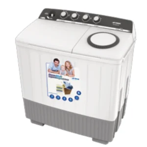 Aftron 14 Kg Twin Tub Semi Automatic Washing Machine Double Layer Plastic Body Rust Proof Hi Efficiency Color White Model - AFW14600X - 1 Year Brand Warranty.