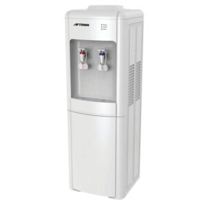 Aftron 2 Tap Top Loading Water Dispenser Floor Standing ABS Plastic body Stainless steel tank Fast Cooling Color White Model - AFWD5780 - 1 Year Full 5 Year Compressor Warranty