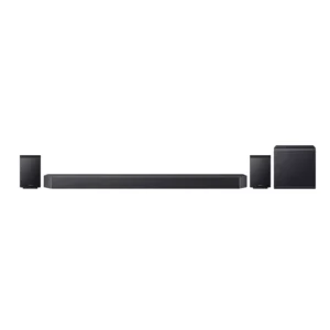 Samsung 11.1.4ch Q Series Subwoofer + Rear Speaker, Wireless Dolby Atmos, Q-Symphony, Game Mode Pro, Adaptive Sound Black Model - HW-Q990F - 1 Year Warranty