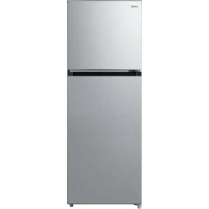 Midea 346L Top Mount Double Door Refrigerator, Frost Free, Smart Sensor & Humidity Control, Inverter Quattro, Active-C Fresh, MultiAir Flow, Electronic Control, Silver Model - MDRT346MTE46AED - 1 Year Full 5 Year Compressor Warranty