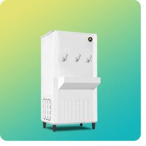 Emelcold 3 Taps Water Cooler 45 Gallon Stainless Steel Model- SG45 | 1 Year Full 5 Years Compressor Warranty