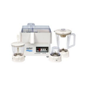 Super General 1.8 Liter 3 in 1 Blender Chopper Grinder and Mill Food Processor Color White Model SGBGS77 | 1 Year Warranty.