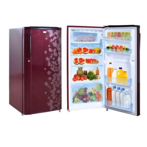 Super General 220 Liter Single Door Refrigerator Child lock Wired Shelves  Adjustable Red Model - SGR220RF | 1 Year Full 5 Year Compressor Warranty.