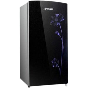Aftron 175 Liter Single Door Refrigerator Defrost Cooling R600A as Color Black Model - AFR228GF - 1 Year Full 5 Year Compressor Warranty.
