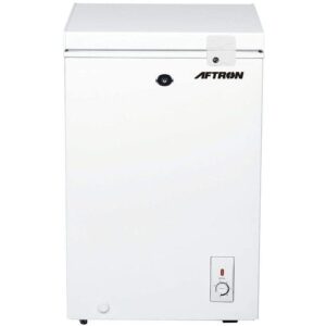 Aftron 120 Liter Chest Freezer Single Door Temperature Control Color White Model - AFF1210H - 1 Year Full 5 Years Compressor Warranty.