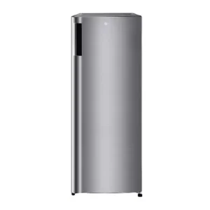 LG 168 Liter Single Door Freezer, Turbo Freezing, Smart Inverter, Steel Finishing, Color Silver Model - GN304SLGT - International Version.