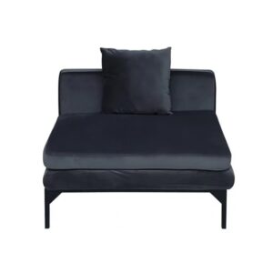 Galaxy Design Greenwich Single Seater Sofa Black Color