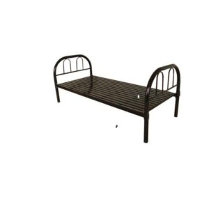Galaxy Design Stainless Steel Single Bed in Black