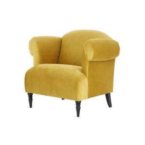 Galaxy Design Claudia Love Single Seat Sofa Gold Color