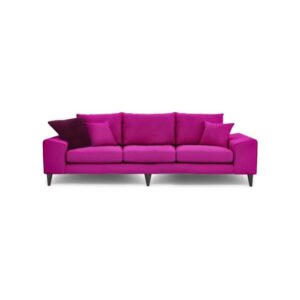 Galaxy Design Quartz 3 Seater Sofa Design Pink Color