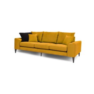 Galaxy Design Quartz 3 Seater Sofa Design Gold Color