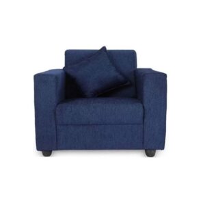 Elegant Single Seater Sofa in Navy blue Color