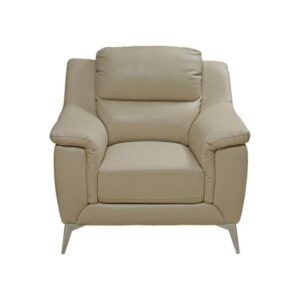 Galaxy Design Berliner Single Seater Sofa Beige Color