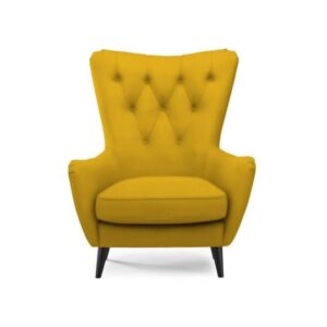 Galaxy Design Louvre Single Seat Sofa Golden Color