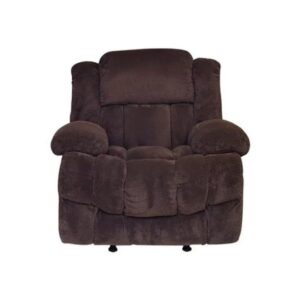 Galaxy Design Raklon Single Seater Recliner Sofa Dark Brown