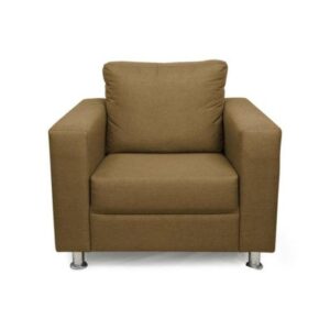 Galaxy Design Sofas Single Seater Sofa in Brown Color