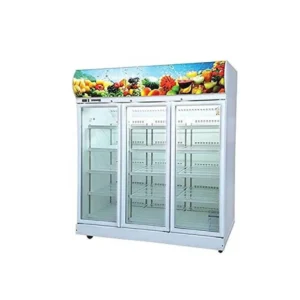 Celsius 1600 Liters Triple Swing Glass Door Chiller, White TST3CF57 | 5 Years Warranty